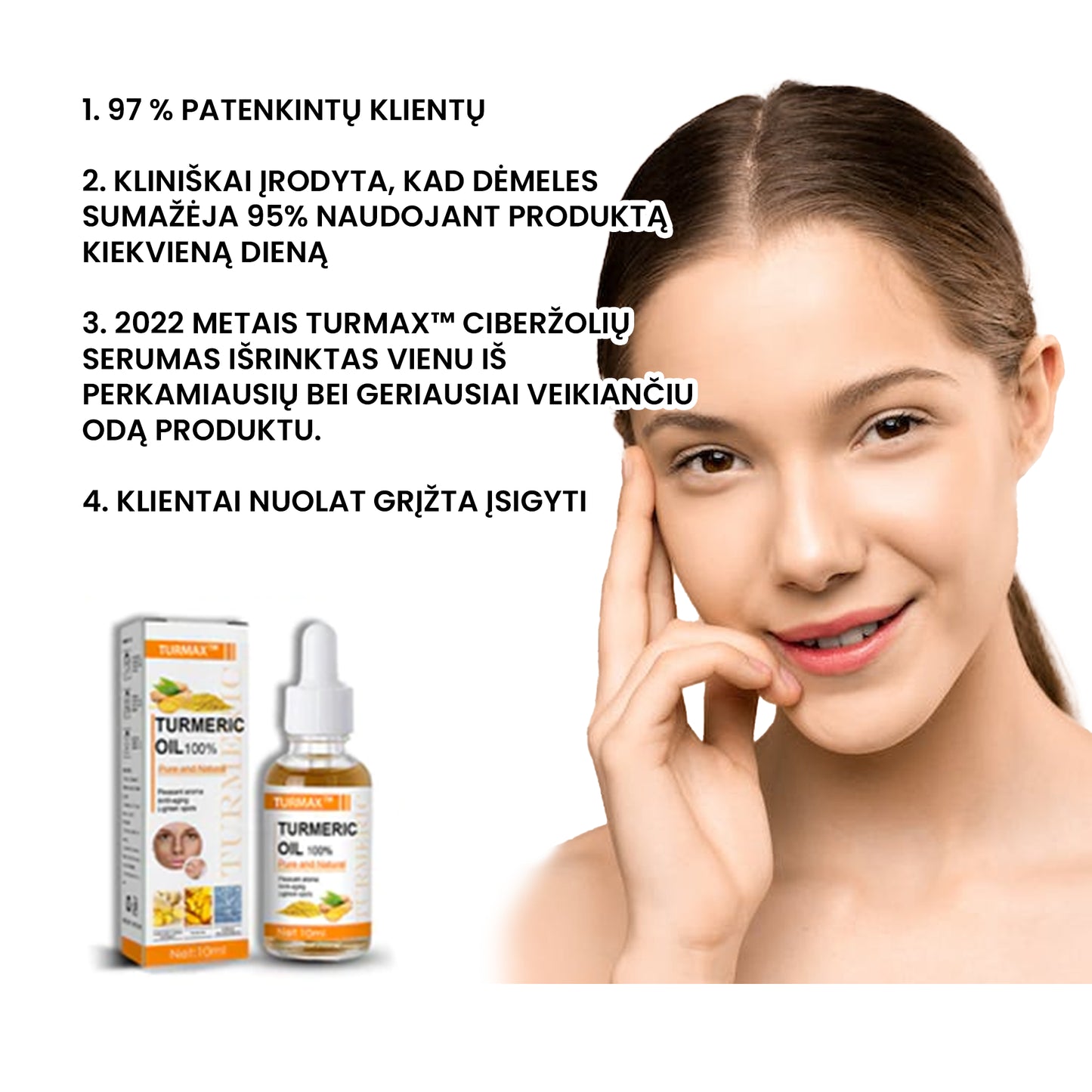 TurmaX™ ciberžolių veido serumas